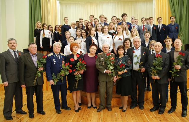 Участники проекта  «Живая эстафета памяти» в Саранске