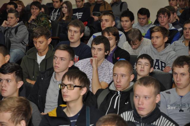 Новая встреча "лирян" с учащимися техникума