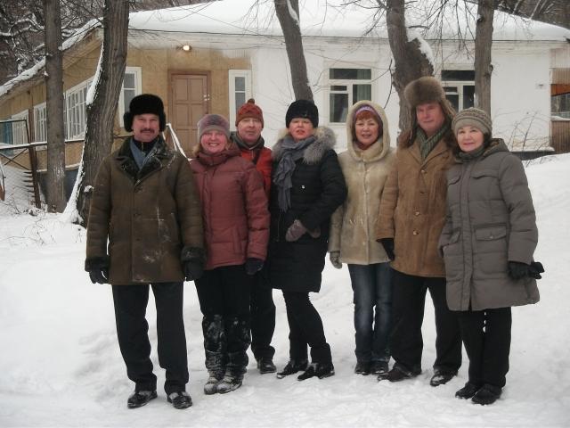 Зимний день на Волге